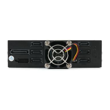 Fantec MR-SA1262-12G 13,3 cm (5.25") Liitinpaneeli Musta