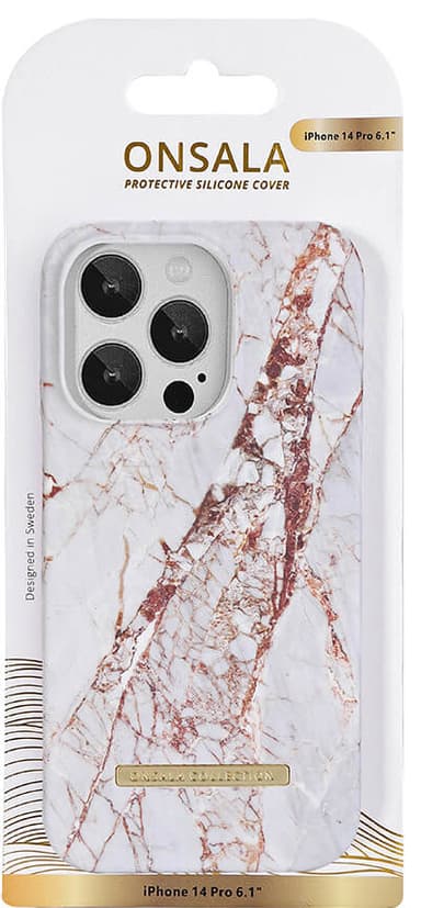 Mobilskal White Rhino Marble - iPhone 14 Pro