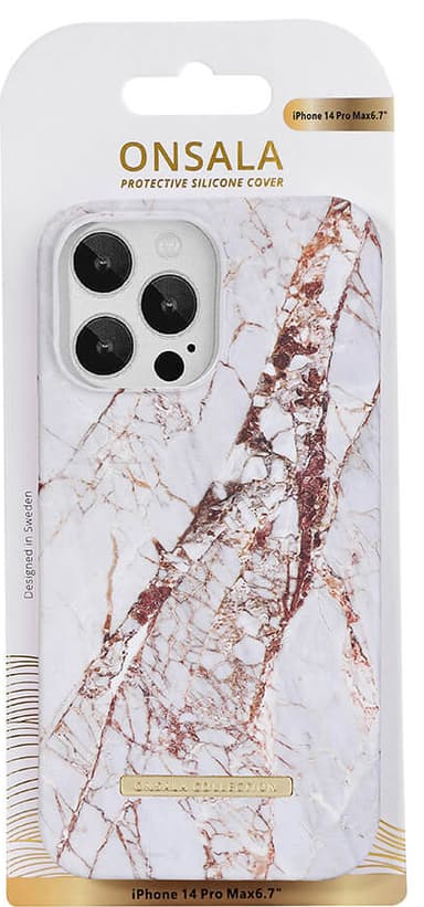 Mobilskal White Rhino Marble - iPhone 14 Pro Max