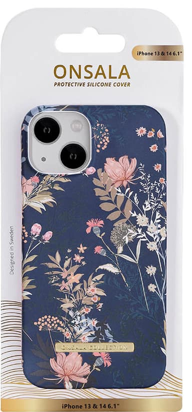 Onsala Fashion iPhone 14 suojakuori (Dark Flower)