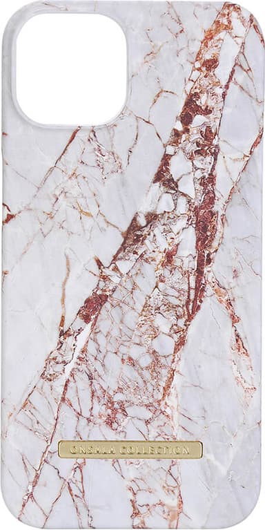 Onsala Fashion iPhone 14 Plus suojakuori (White Rhino Marble)