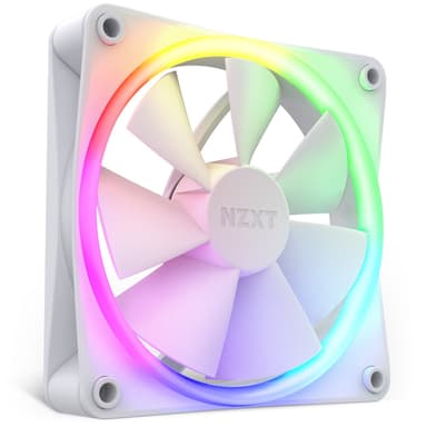 NZXT F120 RGB Tietokonekotelo Tuuletin 12 cm Valkoinen 1 kpl