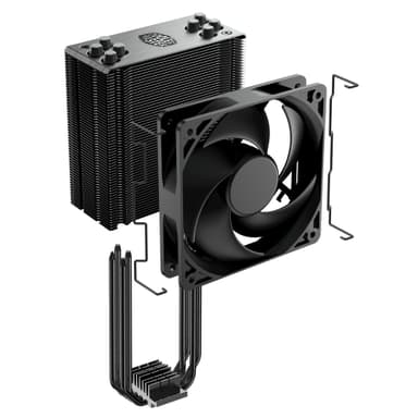 Cooler Master Hyper 212 Black Edition with LGA1700 Suoritin Ilmanjäähdytin 12 cm Musta