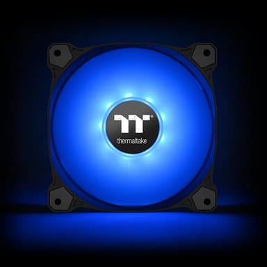 Thermaltake CL-F079-PL12SW-A Tietokoneen jäähdytysjärjestelmä Tietokonekotelo Tuuletin 12 cm Musta