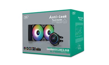 DeepCool GAMMAXX L240 A-RGB Suoritin All-in-one-nesteenjäähdytin 12 cm Musta 1 kpl