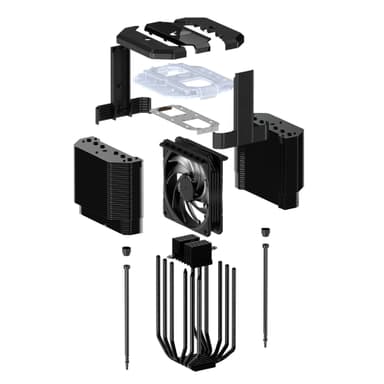 Cooler Master MasterAir MA620M Suoritin Jäähdytin 12 cm Musta