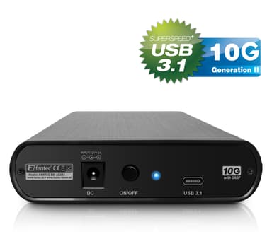 Fantec DB-ALU31 HDD-kotelo Musta 3.5"