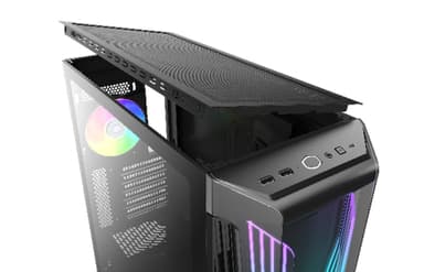 Cooler Master MasterBox 540 Työpöytä Musta, Läpinäkyvä