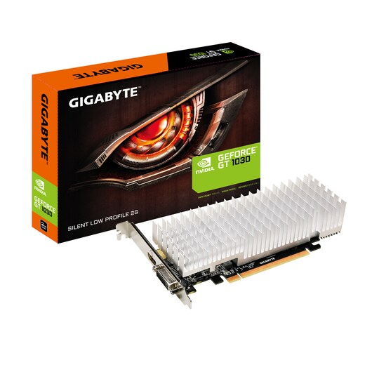 Gigabyte GV-N1030SL-2GL näytönohjain NVIDIA GeForce GT 1030 2 GB GDDR5