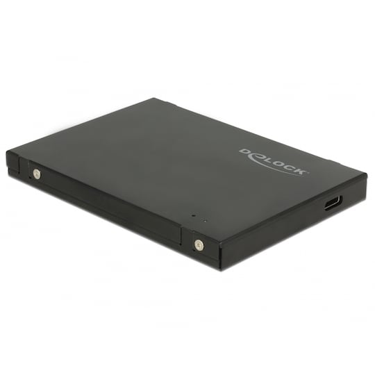 DeLOCK 42609 tallennusaseman kotelo SSD-kotelo Musta M.2