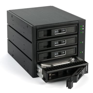 Fantec BP-T3141 HDD-/SSD-kotelo Musta 2.5/3.5"