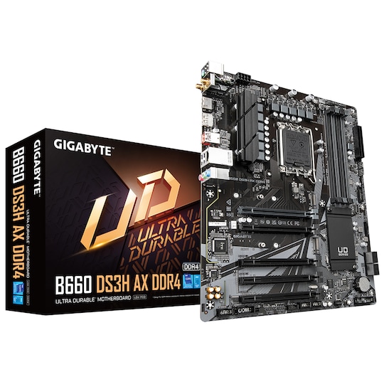 Gigabyte B660 DS3H AX DDR4 emolevy Intel B660 LGA 1700 ATX