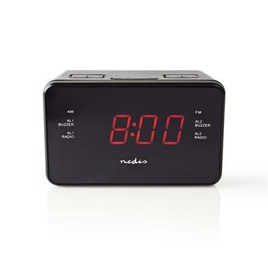 Nedis Digitaalinen Kelloradio FM 0.9 LED