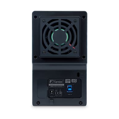 Fantec QB-X2US3R levyjärjestelmä Tower Musta