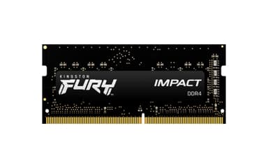 Kingston Technology FURY Impact muistimoduuli 16 GB 2 x 8 GB DDR4 2666 MHz