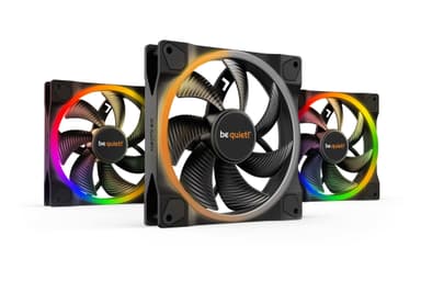 be quiet! Light Wings | 140mm PWM Triple Pack Tietokonekotelo Tuuletin 14 cm Musta 1 kpl