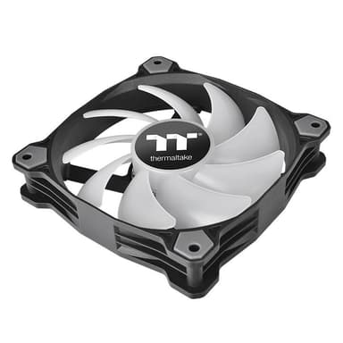 Thermaltake CL-F079-PL12SW-A Tietokoneen jäähdytysjärjestelmä Tietokonekotelo Tuuletin 12 cm Musta
