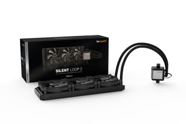 be quiet! SILENT LOOP 2 360mm Suoritin All-in-one-nesteenjäähdytin 12 cm Musta 1 kpl