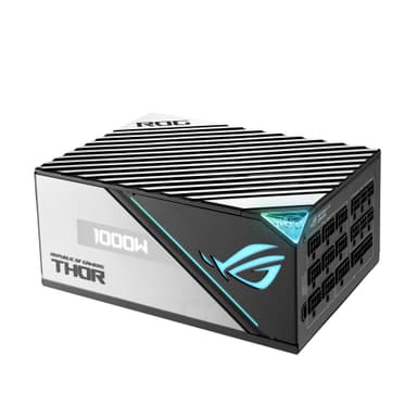 ASUS ROG-THOR-1000P2-GAMING virtalähdeyksikkö 1000 W 24-pin ATX ATX Musta, Hopea