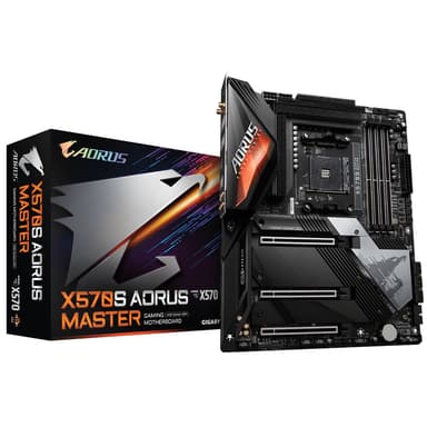 Gigabyte X570S AORUS MASTER emolevy AMD X570 Kanta AM4 ATX