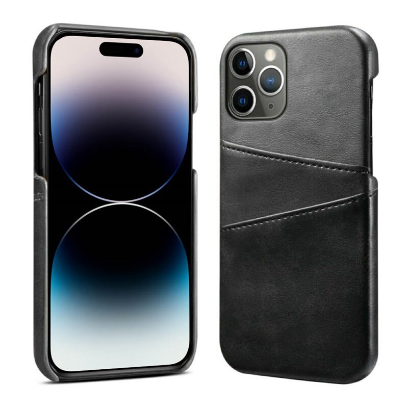 Retro-kuori hedelmäpeleillä Apple iPhone 14 Pro - Tummanharmaa