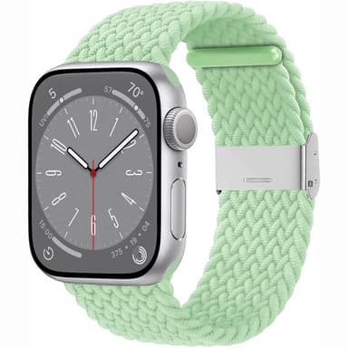 Punottu elastinen rannekoru Apple Watch 8 (41mm) - pistachio
