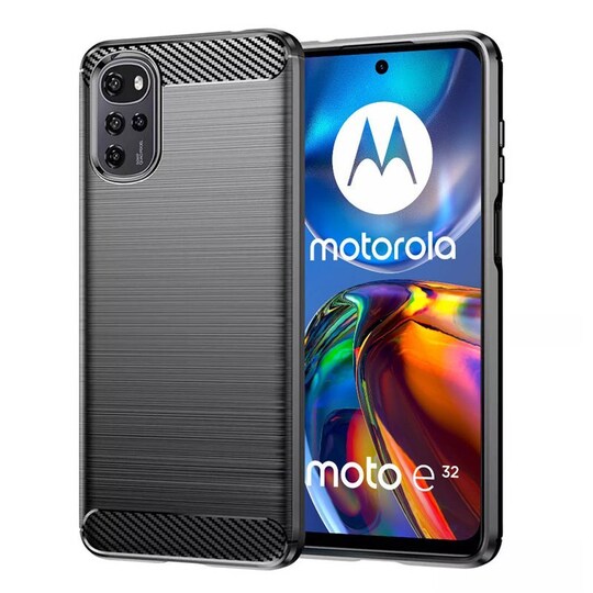 Harjattu TPU kuori Motorola Moto E32