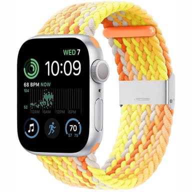 Punottu elastinen rannekoru Apple Watch SE 2022 40mm - gradientorange