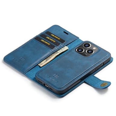 Lompakkokotelo DG-Ming 2i1 Apple iPhone 14 Pro Max - Sininen