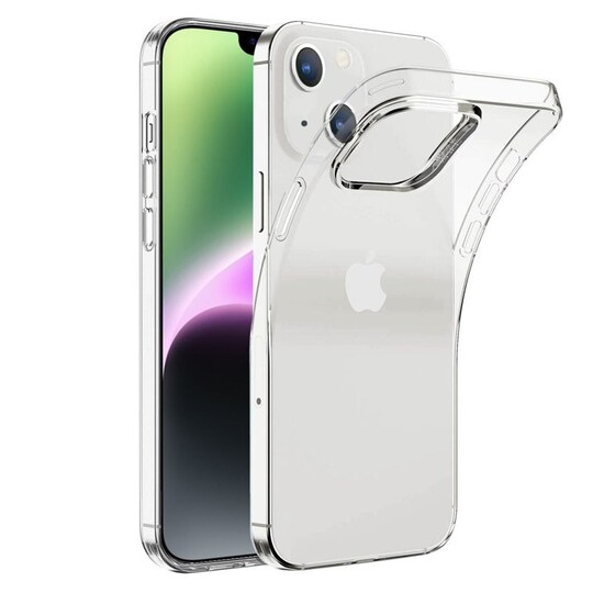 Silikonikotelo läpinäkyvä Apple iPhone 14