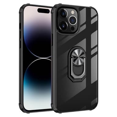 Clear Ring kotelo Apple iPhone 14 Pro Max - Hopea