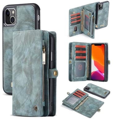 CaseMe Lompakkokotelo 11-kortti Apple iPhone 14 - Sininen