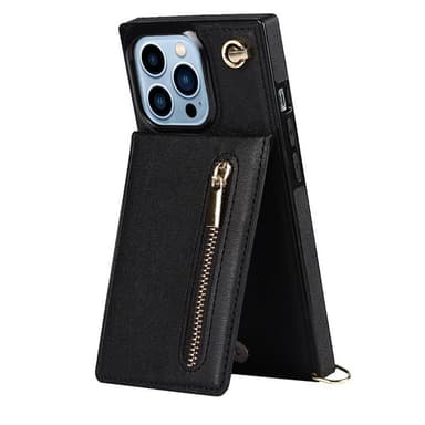Zipper kaulakorukotelo Apple iPhone 14 Pro - Musta