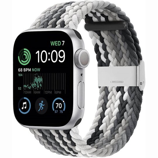 Punottu elastinen rannekoru Apple Watch SE 2022 44mm - gradientgrey