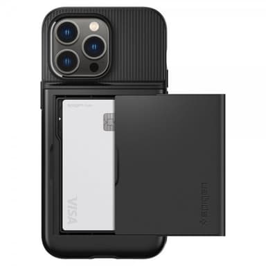 Spigen iPhone 14 Pro Max Kuori Slim Armor CS Musta