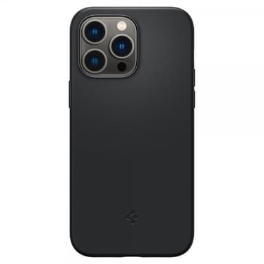 Spigen iPhone 14 Pro Kuori Silicone Fit MagFit Musta