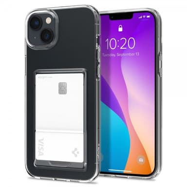 Spigen iPhone 14 Plus Kuori Crystal Slot Crystal Clear
