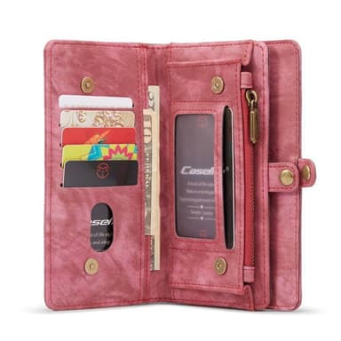 CaseMe Lompakkokotelo 11-kortti Apple iPhone 14 Pro Max - Punainen