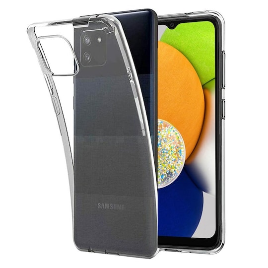 Silikonikotelo läpinäkyvä Samsung Galaxy A03