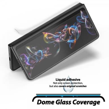 Whitestone Dome Samsung Galaxy Z Fold 4 Näytönsuoja Dome Glass 2-pakkaus