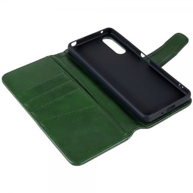 Nordic Covers Sony Xperia 1 IV Kotelo Essential Leather Juniper Green