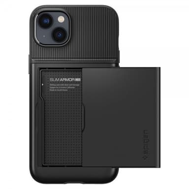 Spigen iPhone 14 Plus Kuori Slim Armor CS Musta
