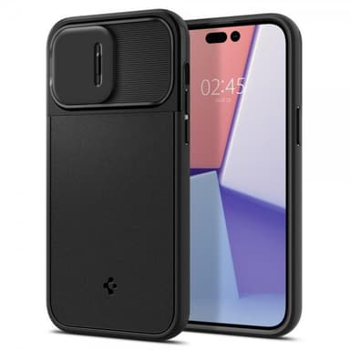 Spigen iPhone 14 Pro Kuori Optik Armor MagFit Musta