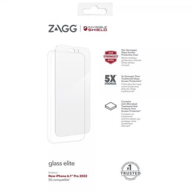 ZAGG InvisibleShield iPhone 14 Pro Näytönsuoja Glass Elite