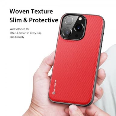 DUX DUCIS iPhone 14 Pro Kuori FINO Series Punainen