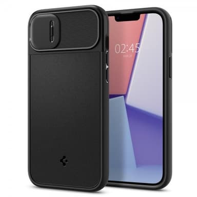 Spigen iPhone 14 Kuori Optik Armor MagFit Musta