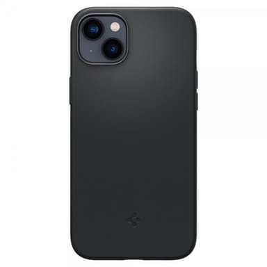 Spigen iPhone 14 Plus Kuori Silicone Fit MagFit Musta