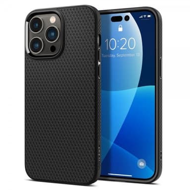 Spigen iPhone 14 Pro Max Kuori Liquid Air Matte Black