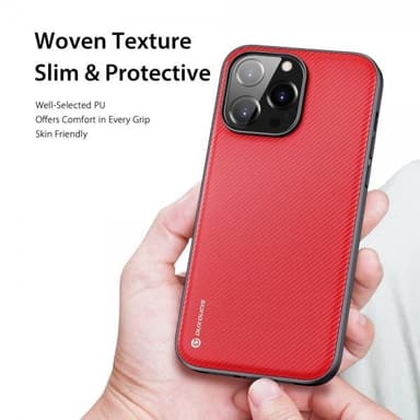 DUX DUCIS iPhone 14 Pro Max Kuori FINO Series Punainen