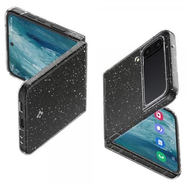 Spigen Samsung Galaxy Z Flip 4 Kuori AirSkin Kimallus Crystal Quartz